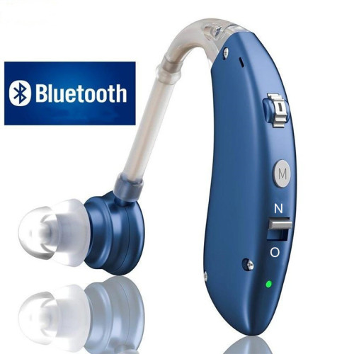  New Bluetooth Hearing Aid Rechargeable BTE Elderly Hearing Health Cross-border Best Seller