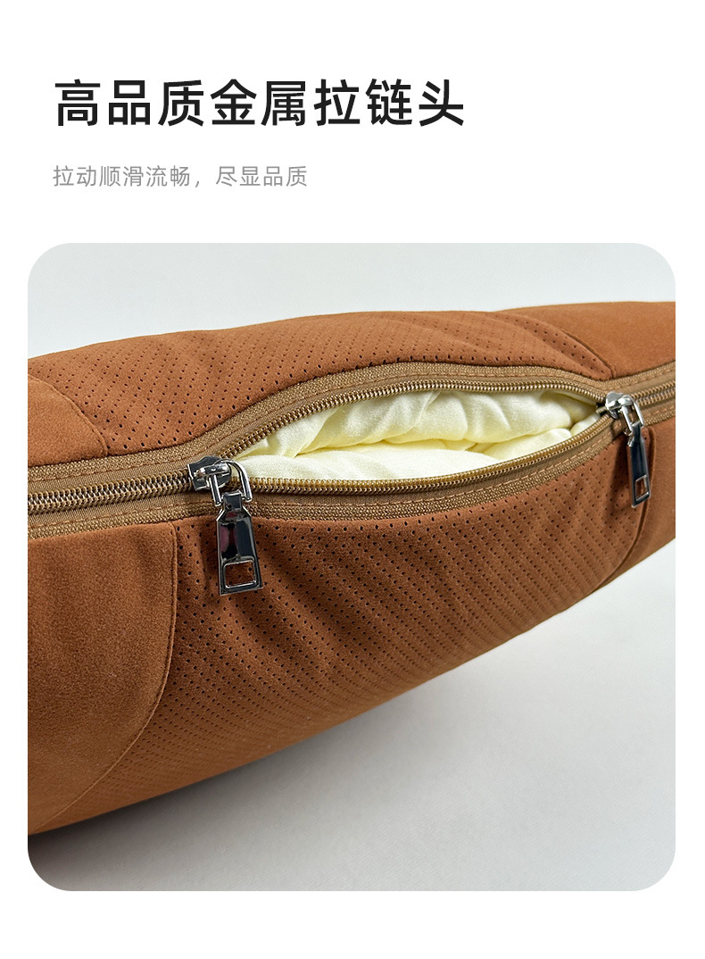 Car Pillow, Waist Pillow, Dual-Purpose Two-In-One Quilt, Suede Leather Car Air-Conditioning Quilt, down Quilt Pillow, Universal for All Seasons