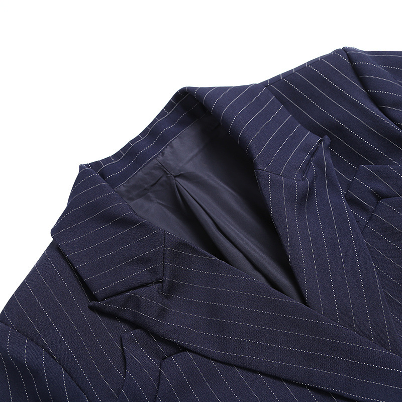 fashion new pinstripe lapels suit jacket NSAM36328