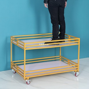 Supermarket Floor Display Rack Promotional Cart Special Price Cart Display Rack Outdoor Wheeled Shelf Folding Display Rack Grain and Oil Display Rack