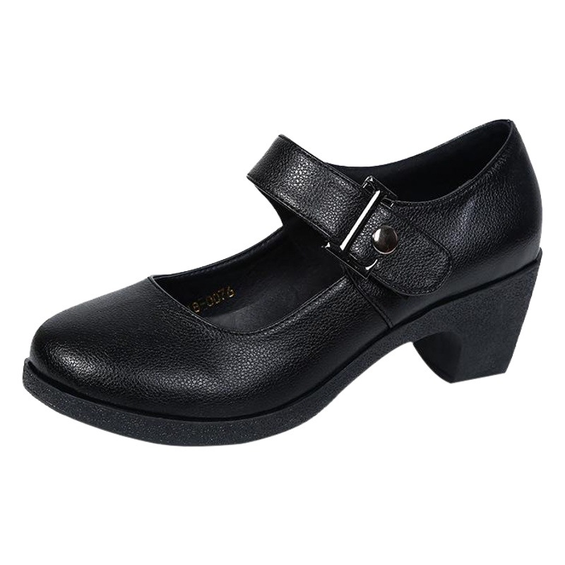 Cuatro estaciones nuevos zapatos de baile modernos nuevos zapatos de baile cuadrados de Velcro zapatos de baile de fondo suave para mujer zapatos de baile de tacón medio transfronterizos
