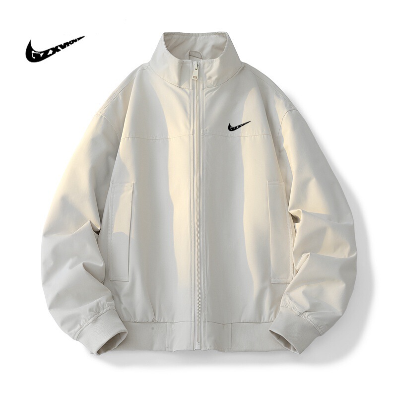 Spring and Autumn New Versatile Workwear Jacket American High Street Stand Collar Jacket Men's Trendy Loose Stylish Baseball Jacket