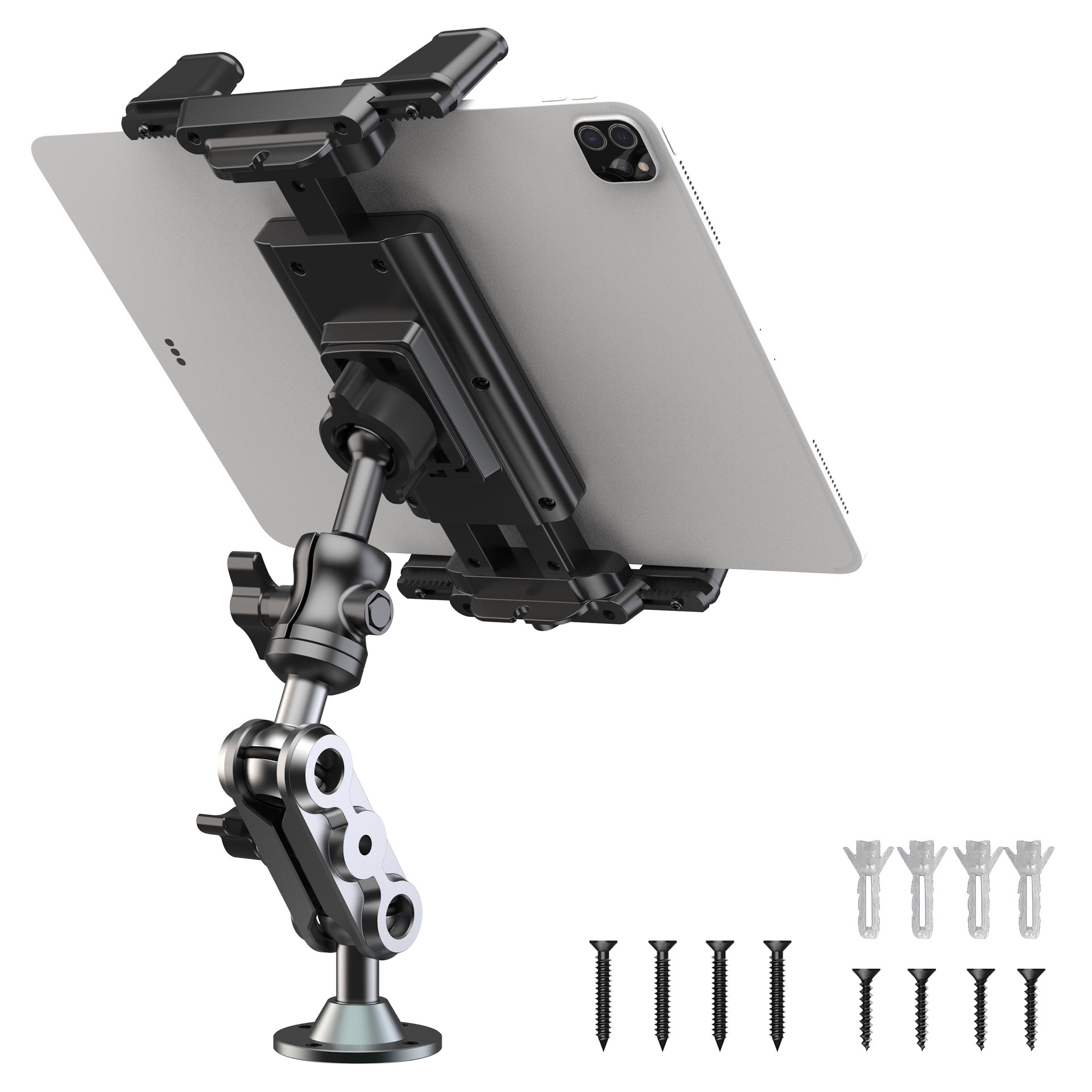 Mobile Phone and Tablet Holder, Car Mount, Nail-Type Holder, Navigation, Metal Photography Stand