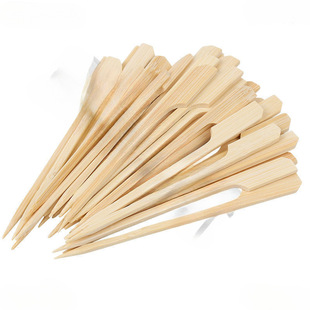 Sugar-coated haws bamboo stick wholesale sugar-coated haws disposable barbecue string kwantung cooking commercial iron string flat signature