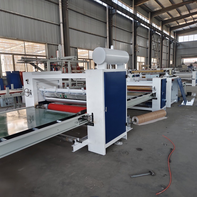 SPC铝塑蜂窝板平贴机 供应 漂珠防火钢质板复合机 PUR热胶覆膜机