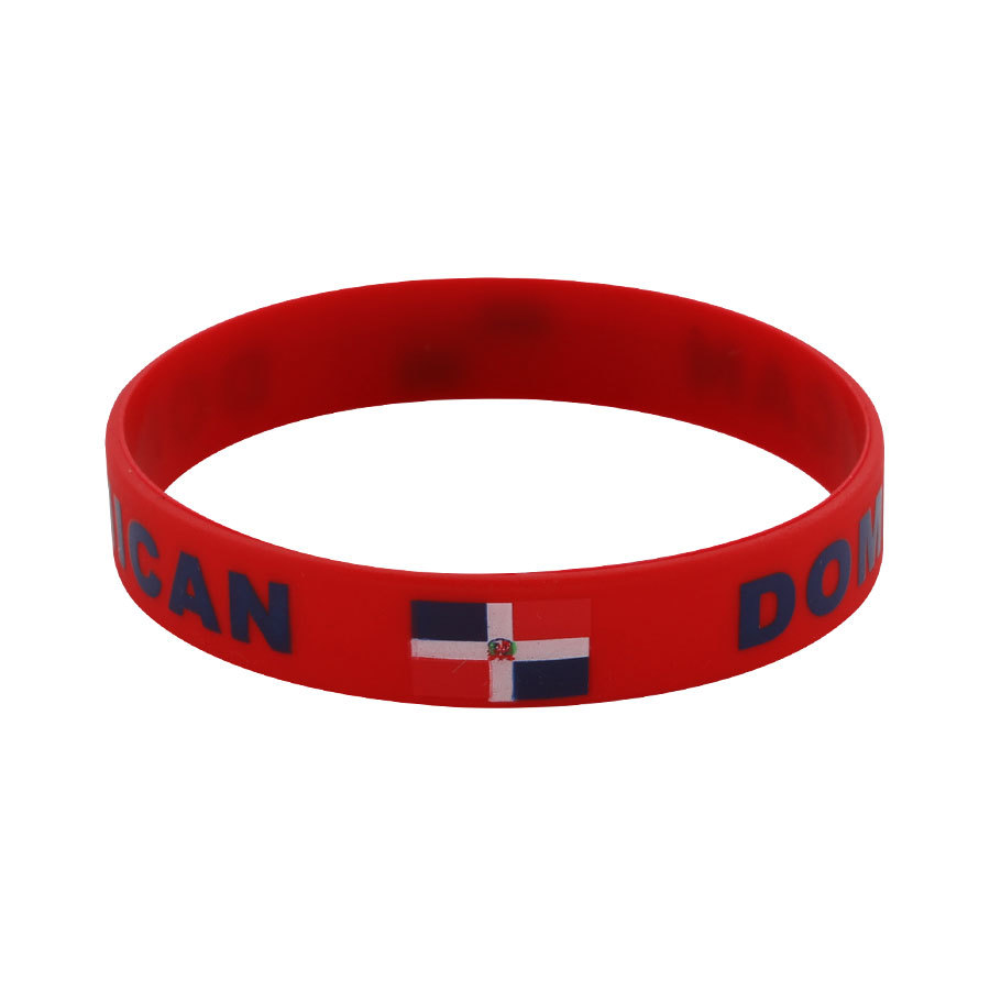 Bandera de silicona Bracelet Copa del Mundo Bracelet Bandera de silicona Bracelet Copa del Mundo Bracelet Bandera de silicona Bracelet Mundo