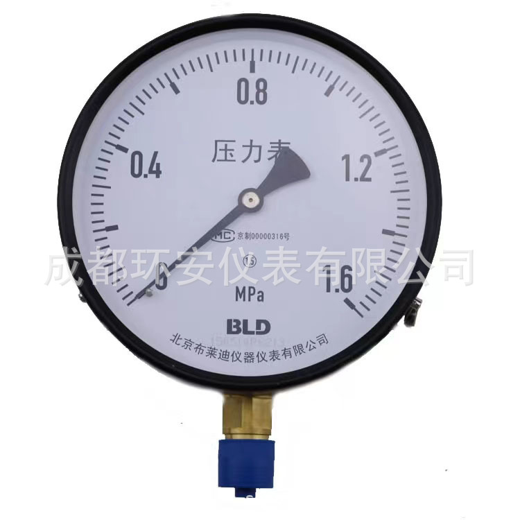 批发各种规格重庆布莱迪压力表Y50.Y60.Y100.Y150YE100等 BLD