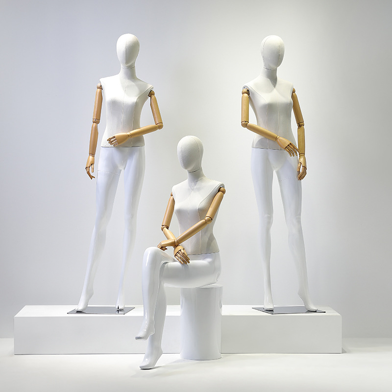 模特道具女全身高檔人體假人韓版衣服展示架櫥窗人台服裝店模特架