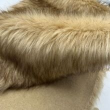 厂家 米染尖双色毛长毛绒大毛皮1500g仿狐狸毛服装玩具工艺品帽檐