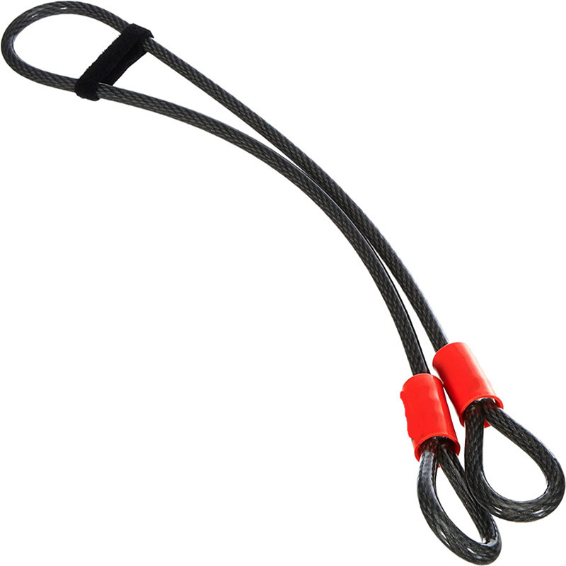 Ring bike cable de seguridad 3/16 "(5mm) diámetro del cable, 2,5 '(76cm) de longitud