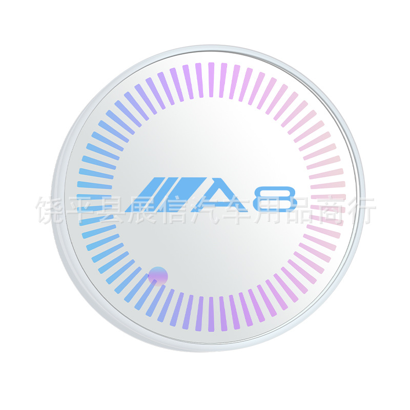 Adecuado para Audi A3 A4 A5 A6/Q3 Q4 Q5 Q6R8 coche luminoso estera de la taza agua LED faro colorido image 13