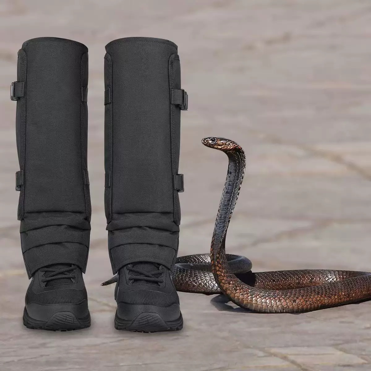 Anti-Snake Bite Leg Protectors, Outdoor Hiking and Mountaineering Anti-Snake Leg Protectors, Waterproof, Anti-Puncture, Anti-Sand Jungle Hunting Leg Protectors