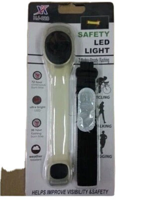 伏击者 Bicycle lighting warning lights sports tie arms binding arm silicone light // hj-028 leg protection lamp