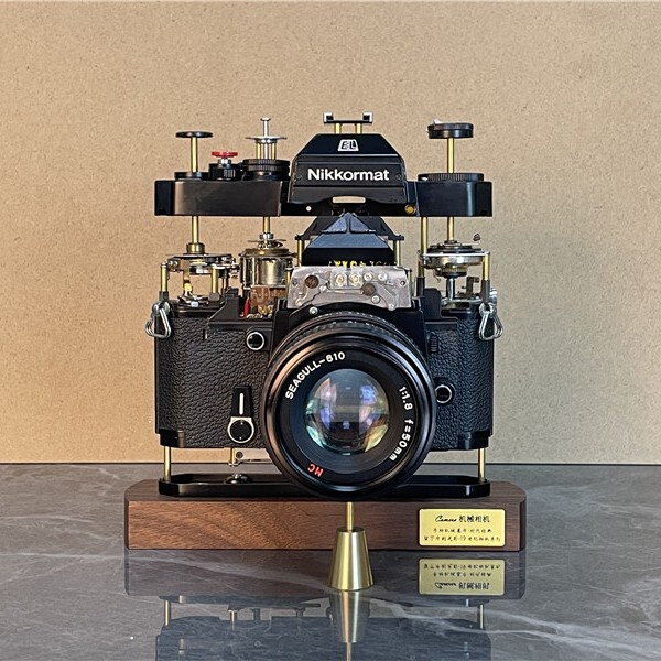 Original 3D Camera Disassembly Model, High-End Desktop Ornament, Showroom Display, Villa Decoration Craft Original 3D Camera Disassembly Model, High-End Desktop Ornament, Showroom Display, Villa Decoration Craft
