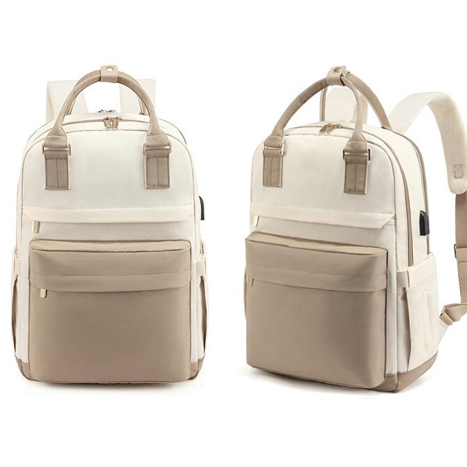 2025 New Girls Backpack Fashion Large Capacity Laptop Bag Portable Travel Backpack Men's Bag