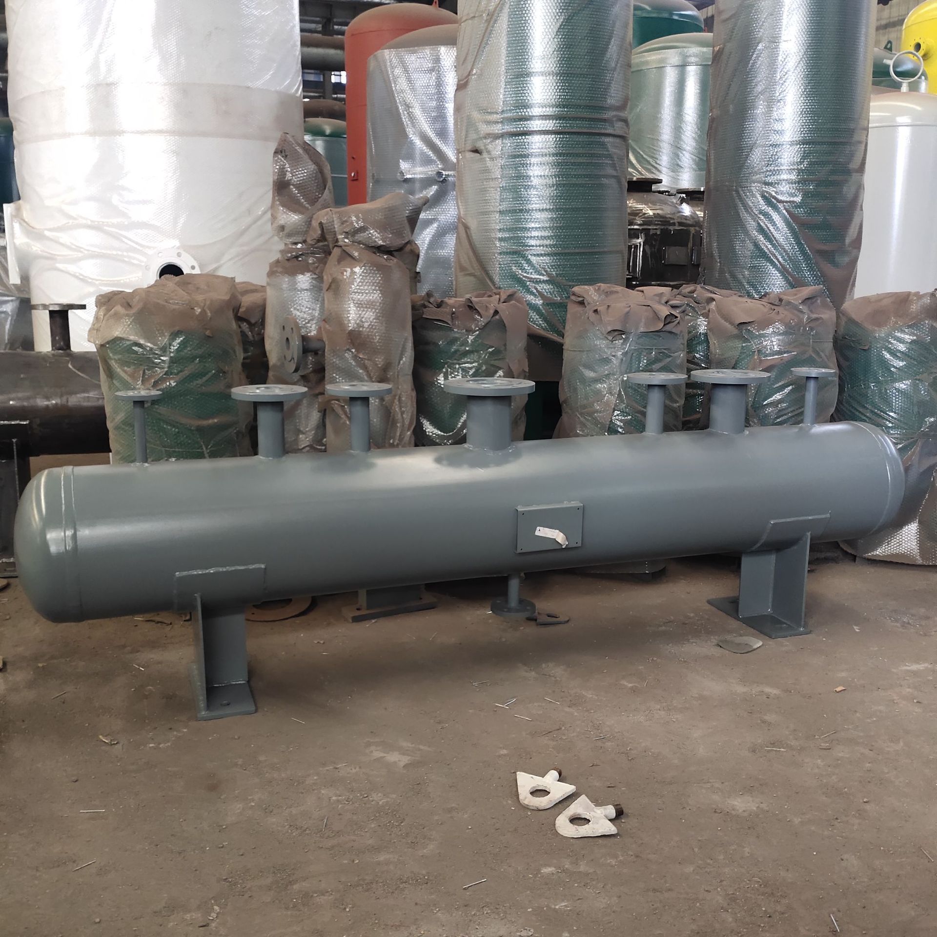 锅炉配套蒸汽分汽缸锅炉蒸汽碳钢分汽缸分水器集水器气体输送设备