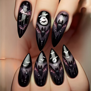 24 Pieces of Halloween Moonlight Bat Horror Armor Moonlight Creates Atmosphere Bat Horror Highlights Halloween Elements