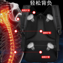 新款瑞士双肩包男士大容量商务旅行初中学生书包出差电脑男款直销