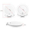 Double-sided folding magnifying glass for traveling, mirror with light, new collection, 10 times increase