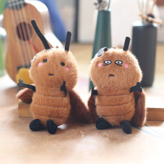 ネット赤かわいい萌え虫ストラップぬいぐるみ人形