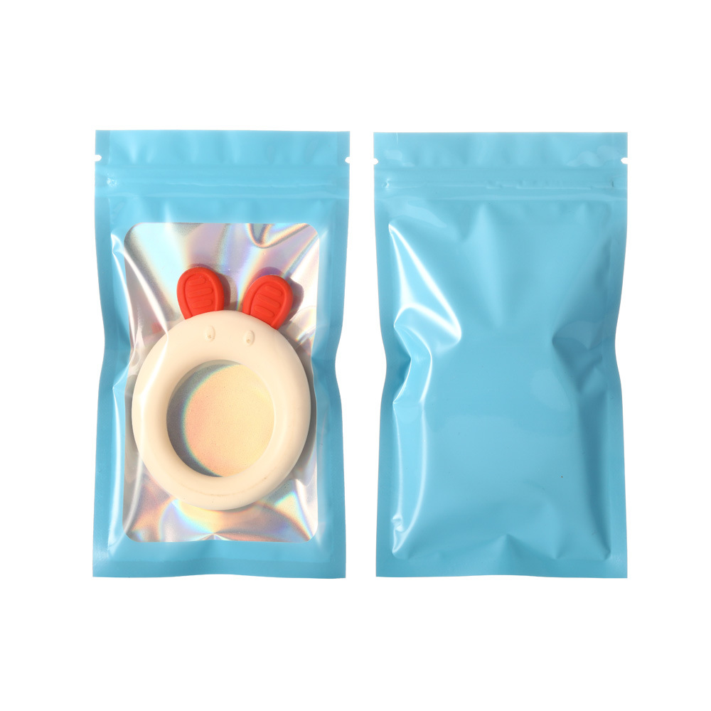 Bolsa ziplock de color láser, bolsa autoadhesiva, bolsa ziplock, bolsa de embalaje, bolsa de accesorios, bolsa de papel de aluminio, bolsa aluminizada, bolsa de plástico Symphony