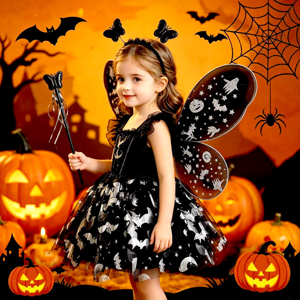 Small princess costume with butterfly