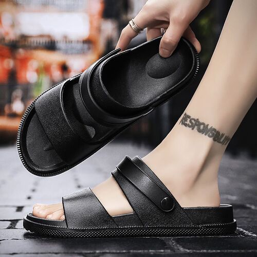 Beach shoes sandals men's  non-slip wear-resistant outer wear men's summer new one-to-one dual-purpose versatile sandals and slippers