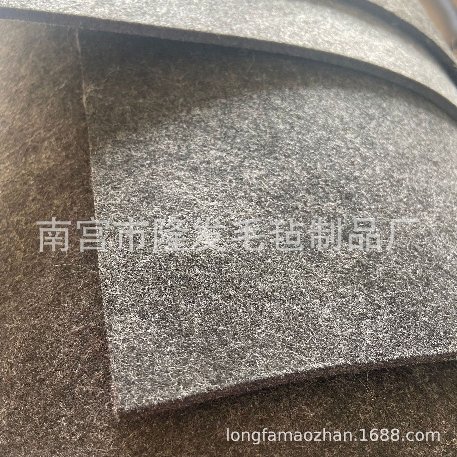 汽车导风板毛毡 导风板材料热压成型无纺布 汽车用纤维软层毛毡