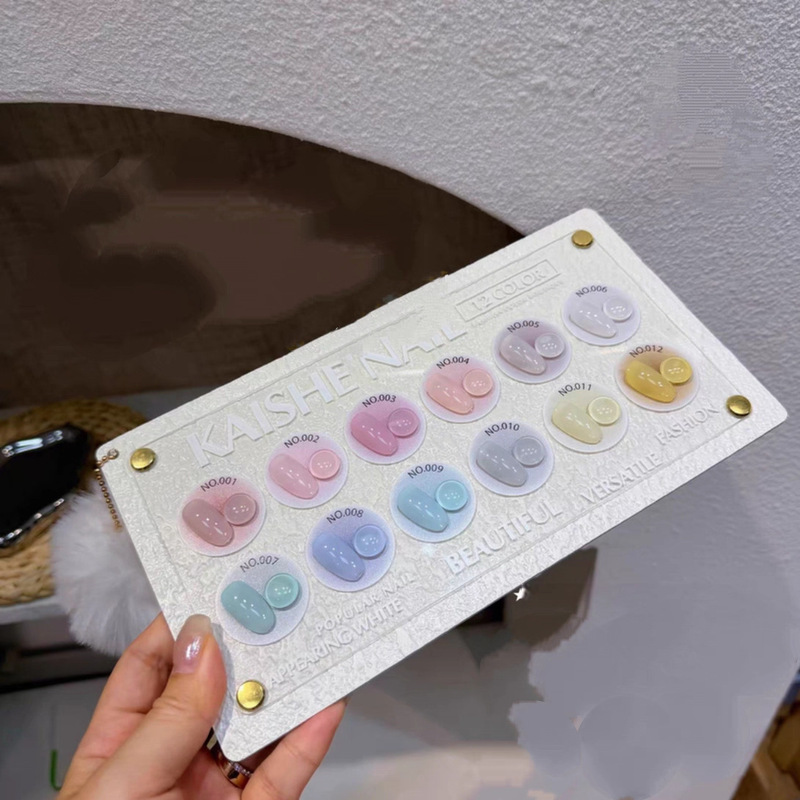 Sheshakai 12-Color Milk Glass Jelly Gel 2026 New Trendy Nail Polish Gel Set for Nail Salons Sheshakai 12-Color Milk Glass Jelly Gel 2026 New Trendy Nail Polish Gel Set for Nail Salons