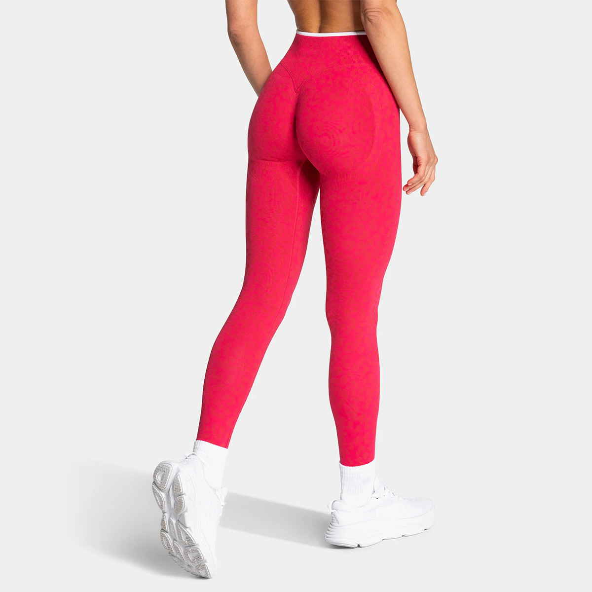 Pantalones de entrenamiento de alta elasticidad transfronterizos para mujeres, pantalones de entrenamiento de secado rápido, pantalones de piernas anchas para elevar las caderas y la cintura alta, pantalones deportivos universales