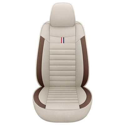 seasons universal wear-resistant durable non-disassembly — Universal seat cover - khaki-one-single-seat-in-the-front-row-no-8-linen-style