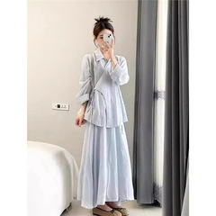 2025新款秋显瘦时尚通勤穿搭胖mm不规则简约秋季气质半身裙套装女