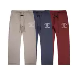 Cross-Border Autumn/Winter New Arrival FOG American High-Street Fashion Brand Logo Print Fleece-Lined Unisex Joggers