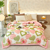 The new type A machine washable cotton bean quilt student spring and autumn quilt skin-friendly cotton bean quilt thick winter quilt soybean quilt