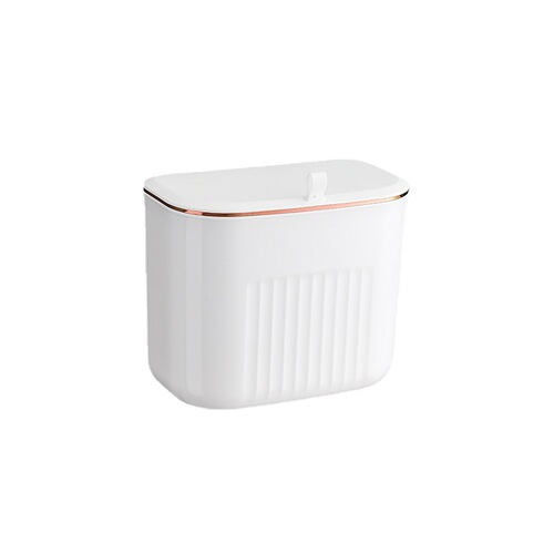 Carefully selected kitchen trash cans, hanging large-capacity living room, bathroom, wall-mounted, covered storage bins