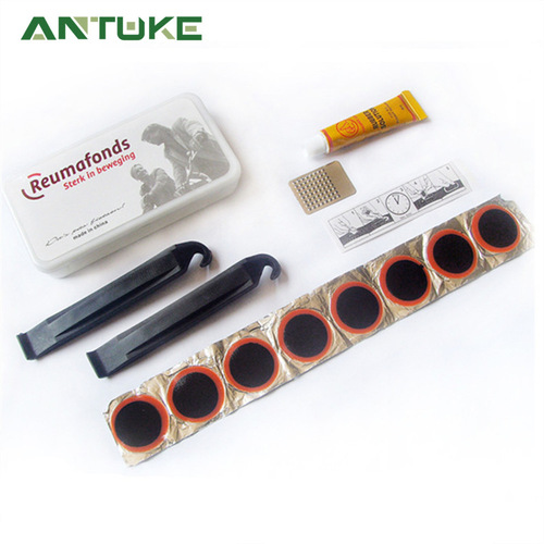Bicycle tire repair tool set, repair tools, tire repair box tools, tire repair accessories, small white box 57g