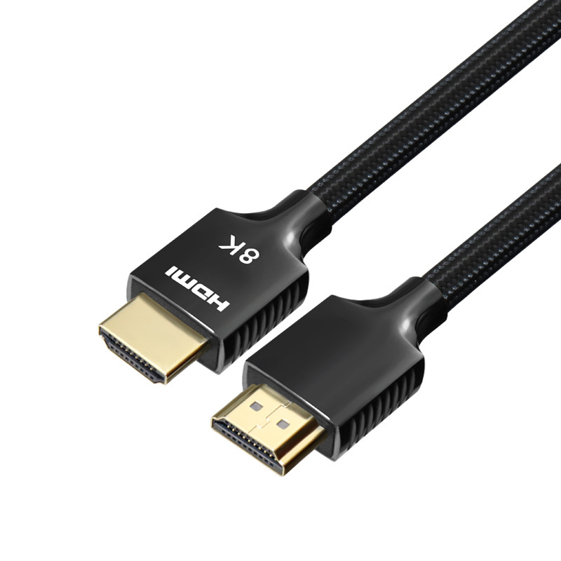 厂家定制HDMI高清线2.1版 锌合金8K@60hz电脑连接线 hdmi cable