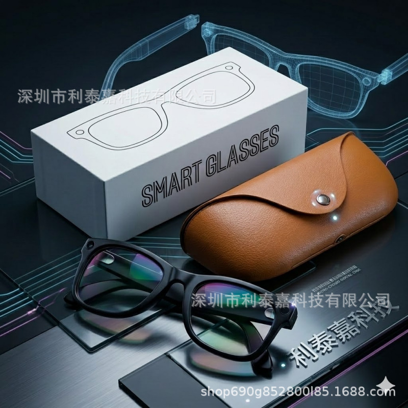 Cross-Border Best-Selling Mt5 Ultra Smart Glasses with 800W Pixel Camera for Photo and Video Recording, 4K Quality, and Meeting Recording Cross-Border Best-Selling Mt5 Ultra Smart Glasses with 800W Pixel Camera for Photo and Video Recording, 4K Quality, and Meeting Recording