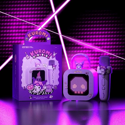 and Speaker Integrated Microphone Sanrio – Car speaker/subwoofer - kuromi-pixel-speaker-single-microphone-set