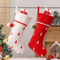 クロスボーダーのクリスマスの靴下のプレゼントの袋のクリスマスツリーはクリスマスの装飾の用品の大きいサイズのキャンディーの靴下の装飾の吊り下げの部品を掛けます。