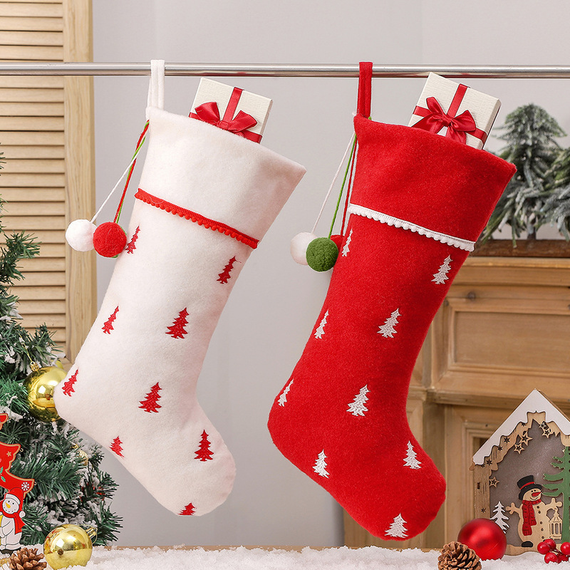 クロスボーダーのクリスマスの靴下のプレゼントの袋のクリスマスツリーはクリスマスの装飾の用品の大きいサイズのキャンディーの靴下の装飾の吊り下げの部品を掛けます。|undefined