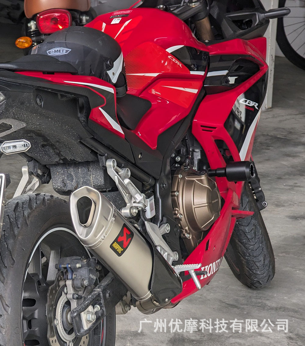 Motorcycle Modification Scorpio R1 Industry and Trade Exhaust Carbon Fiber Titanium Alloy Exhaust Pipe Spring Wind 450SR/DUKE/R1