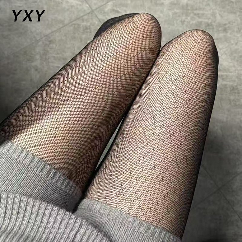 0D黒色ストッキング超薄型夏純粋な欲望風ヌード感セクシーな文字入り黒網タイツ