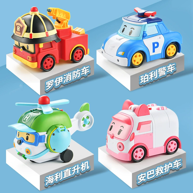 Genuine Ambulance, Police Car & Rescue Inertia Toys Set for Boys - Six Vehicle Collection