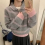 套头秋冬条纹新款毛衣