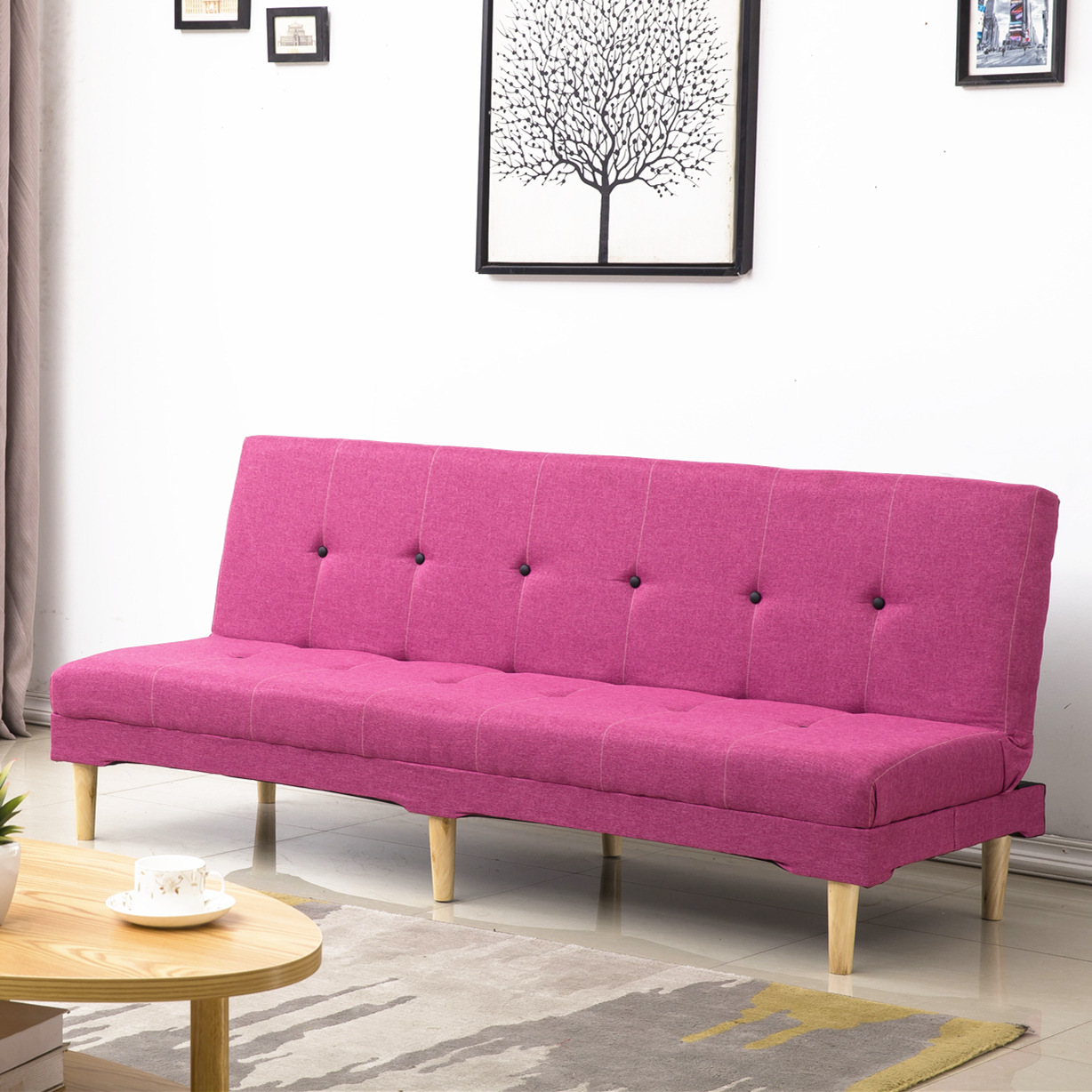 Fábrica directa sofá pequeño tipo simple cama plegable alquiler de alquiler económico esquina sala de estar dormitorio tienda al mediodía