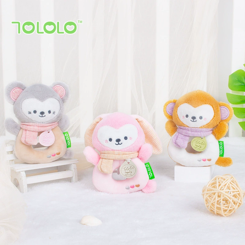 Игрушка, захват, успокаивающий плюшевый боб-мік для новорожденного, для тренировки