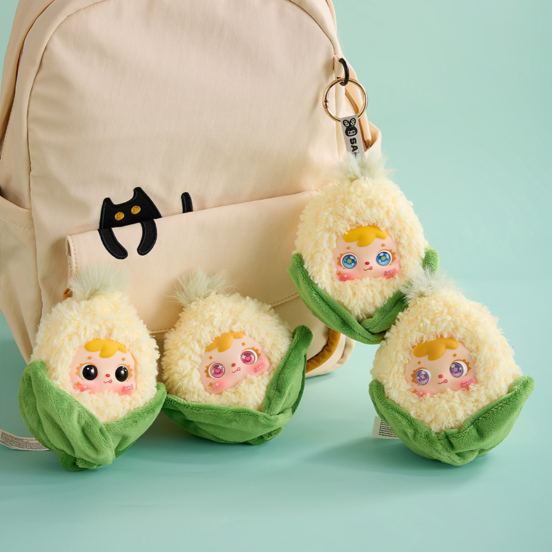 Officially Licensed Cute Plush Pendant Sweet Corn Paradise Xu Ni Yu Sheng Girl Gift Same Style Rapeseed Flower Doll