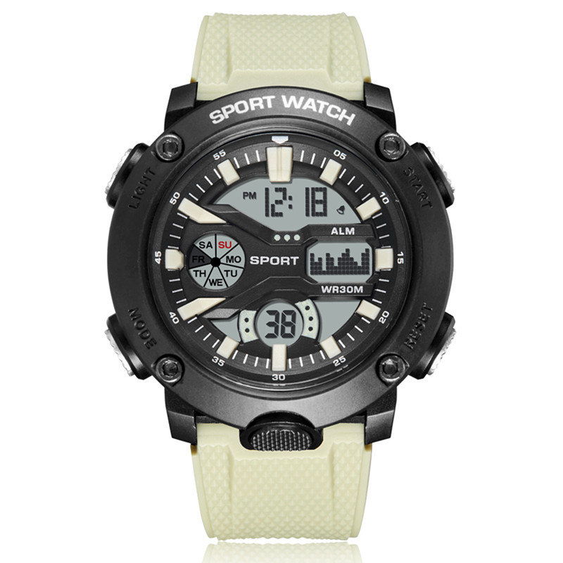 Nuevo reloj de los hombres deportes LED reloj electrónico hombre y mujer estudiante pareja luminosa simple reloj despertador reloj impermeable