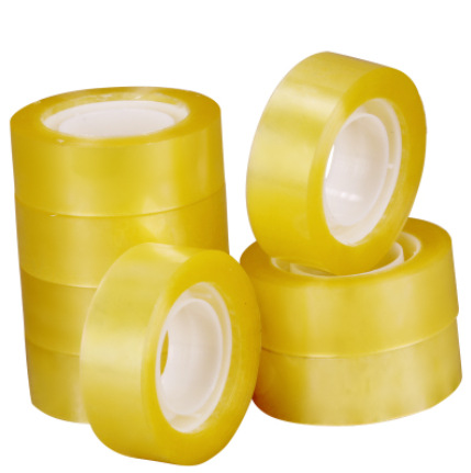 厂家直销透明胶带45 50 60打包胶带因字不透明白色胶布黄色